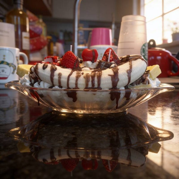 Banana Split Scented Candle