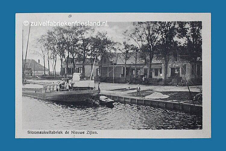 Ansichtkaart zuivelfabriek Dokkumer Nieuwezijlen