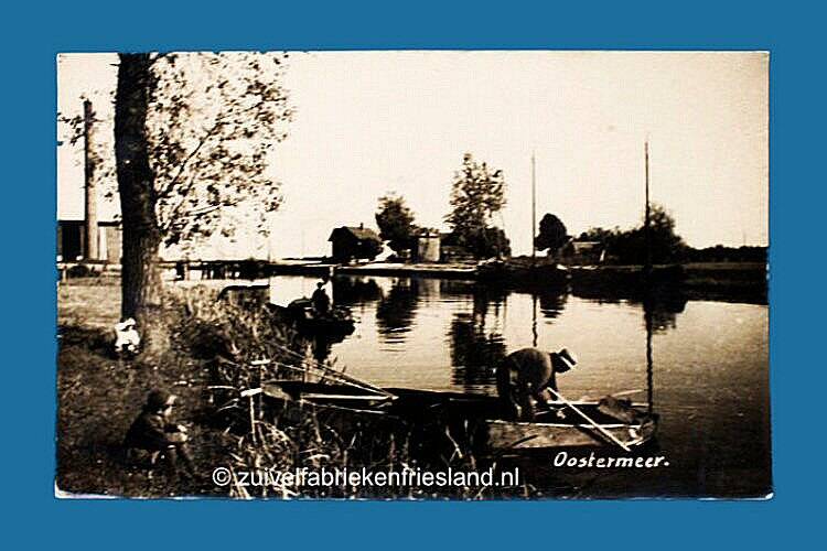 Fotokaart zuivelfabriek Oostermeer