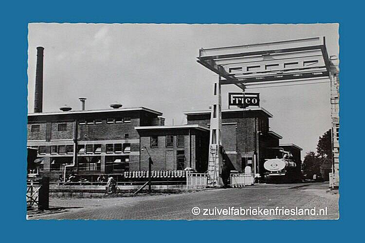 Ansichtkaart zuivelfabriek Terwispel