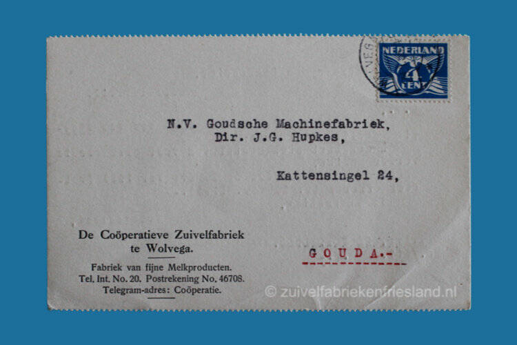 Bedrijfsbriefkaart Witmarsum