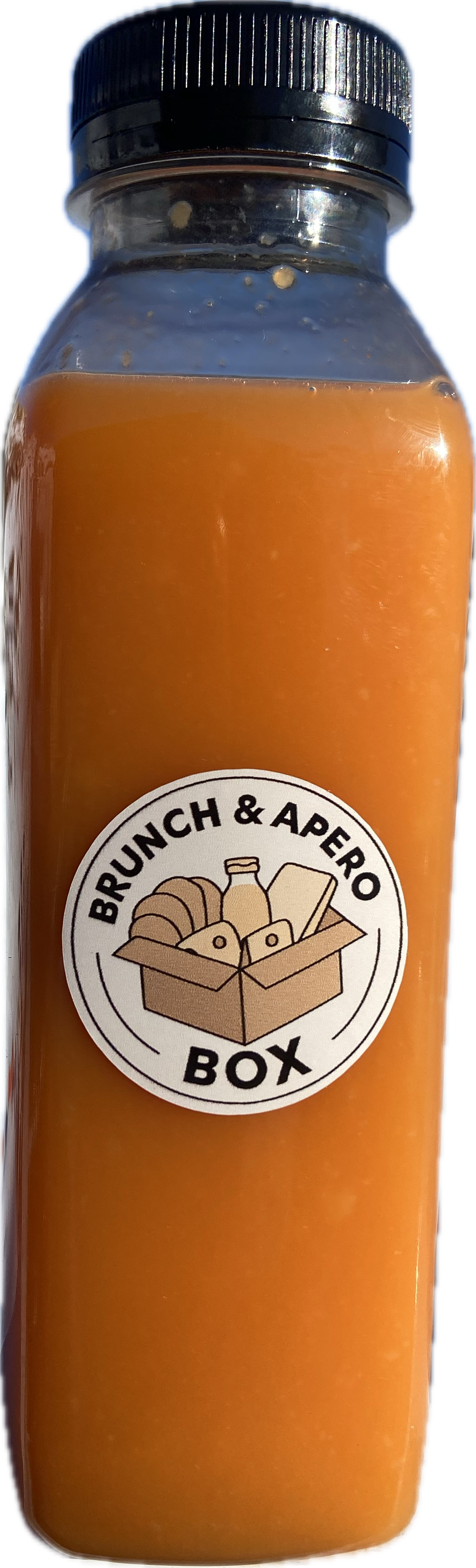 Jus d'orange, carotte, citron et gingembre (400ml)