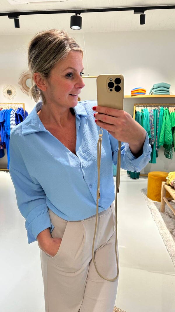 Blouse MICHA lichtblauw