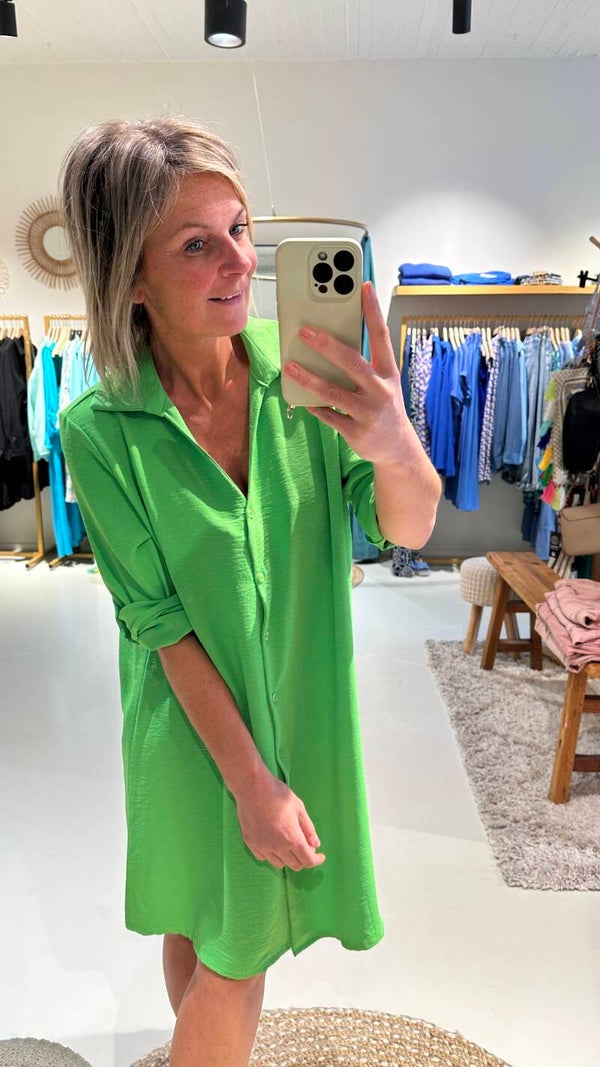 MICHA DRESS APPLE GREEN