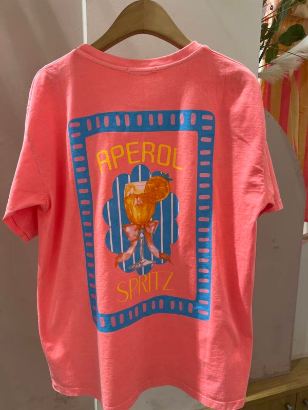 Tshirt aperol FLUO KORAAL