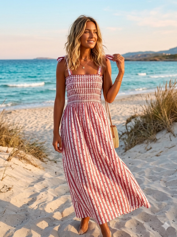 POH DRESS SUMMER red