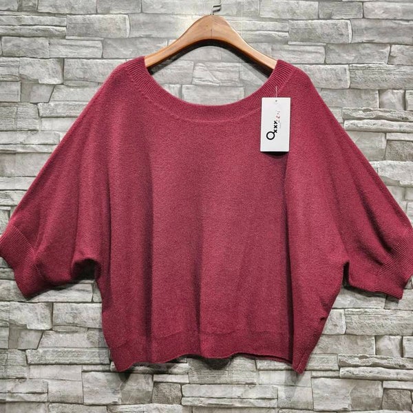 OXY KNIT SOFT burgundy