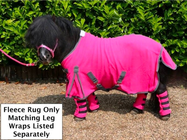 Fleece show rug shetland/miniature sizes