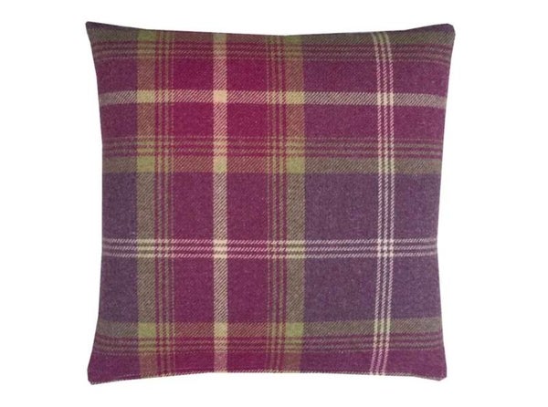 Country tweed effect cushion cover