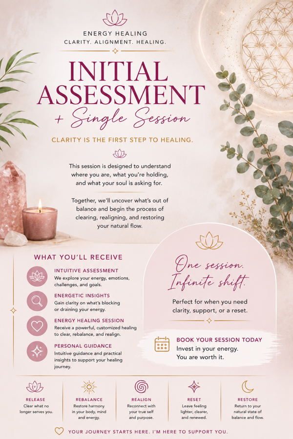 Initial Assessment + Single Sessions