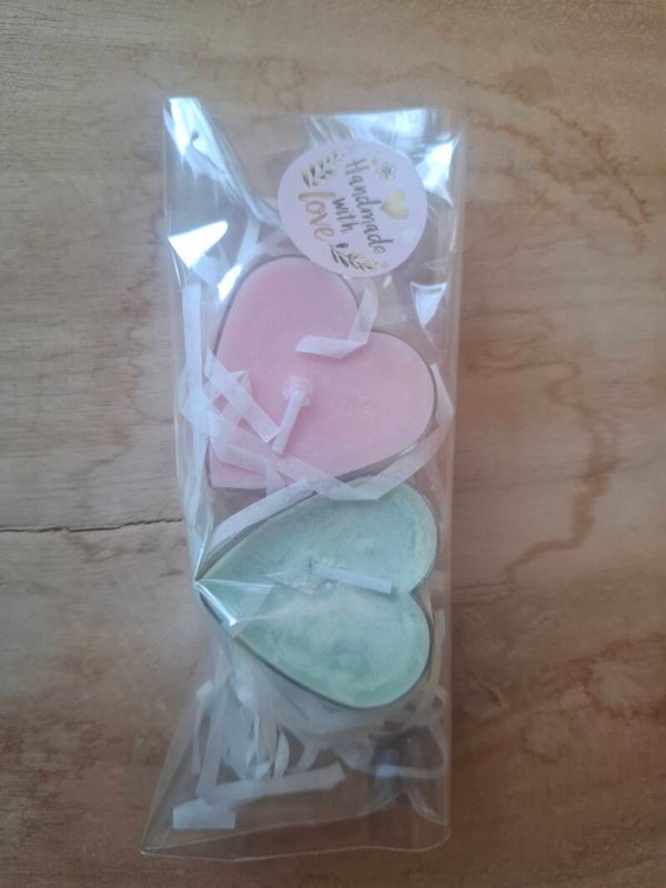 Waxinelichtjes hartjes