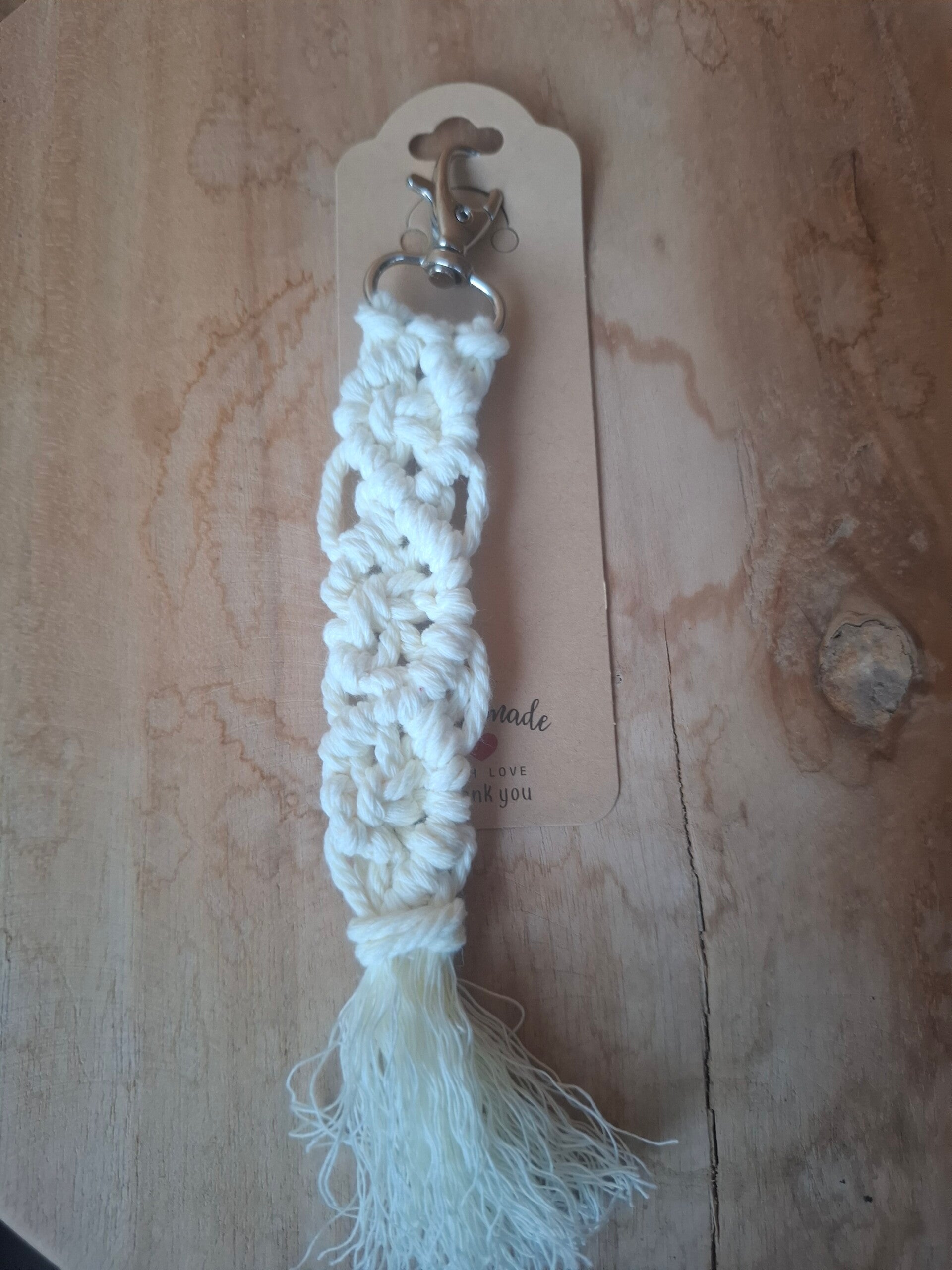 Sleutelhanger macramé