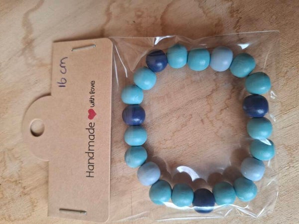 Armband 3 kleuren blauw