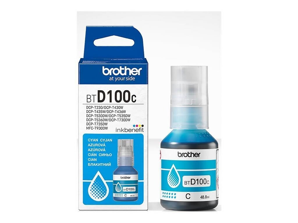 Brother Črnilo D100C, cyan, 5.000 strani