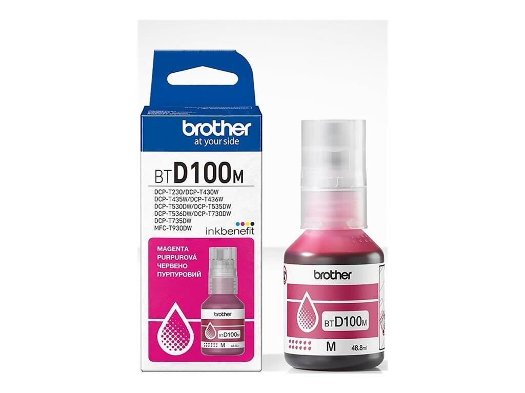 Brother Črnilo D100M, magenta, 5.000 strani