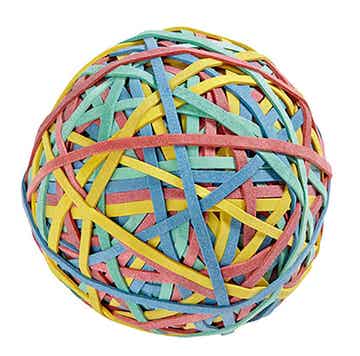 Alco Elastike sortirane fi 70mm, 190 g - žoga