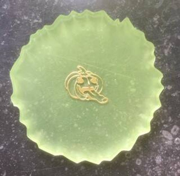 Handgemaakte onderlegger: " Halloween" ( Dionys desing 12)