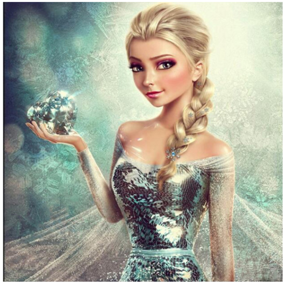 Diamond painting, 20x20cm ( Dionys design 53)