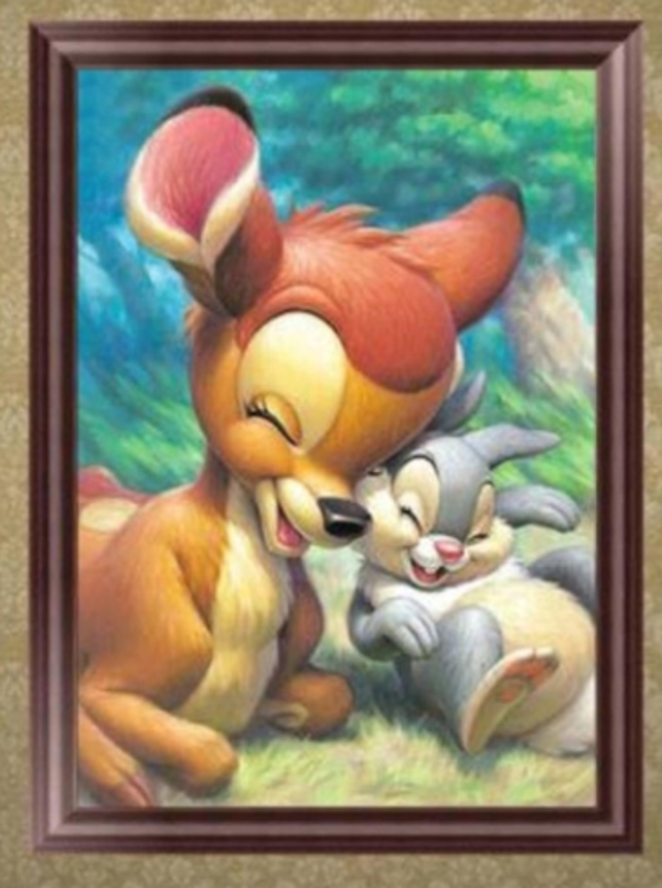 Diamond painting: Bambi, Disney, 30x40cm ( Dionys design 9)