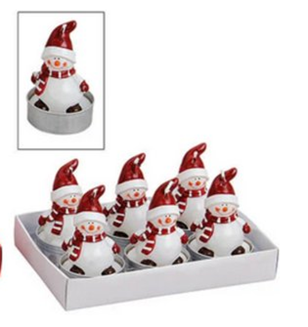 theelichtjes/ kerst/ sneeuwpop/ geschenk ( Dionys design 3)