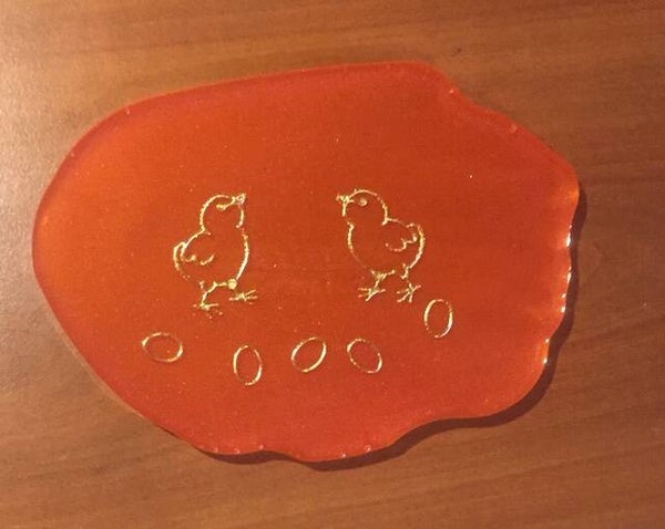 handgemaakte onderlegger: Pasen  ( Dionys design 16)