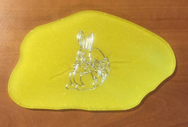 handgemaakte onderlegger: Pasen  ( Dionys design 17)