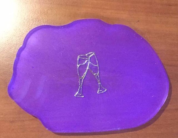 handgemaakte onderlegger ( Dionys design 9)