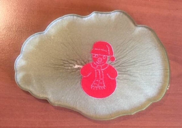 handgemaakte onderlegger: kerst  ( Dionys design 59)