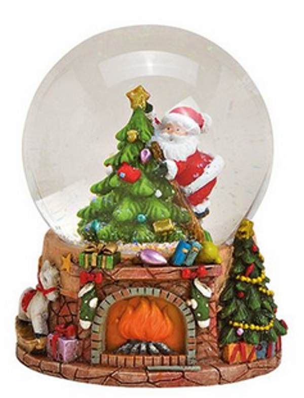 sneeuwbol kerstman ( Dionys design 49)