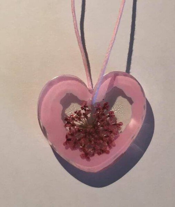 Handgemaakte hanger + toebehorende koord ( Dionys design 66)