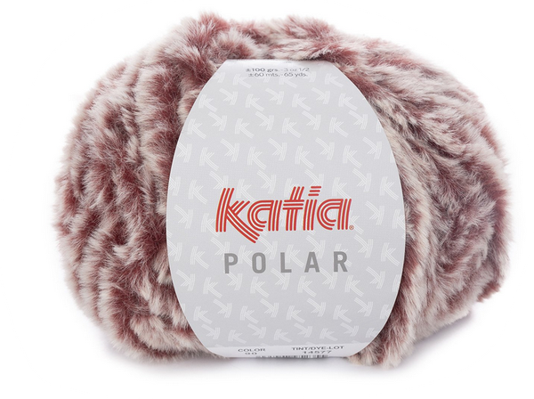 Katia polar 90 ( 100 gram, bordeauxrood)