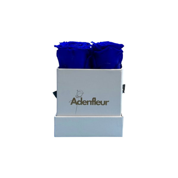 Fleur Box Eckig Weiß – Echte Infinity-Rosen 🌹🌹🌹🌹