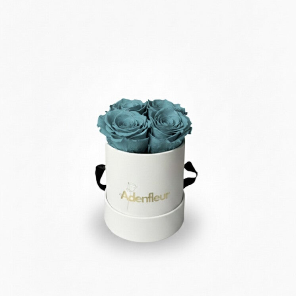 Fleur Box Rund Weiß – Echte Infinity-Rosen 🌹🌹🌹🌹