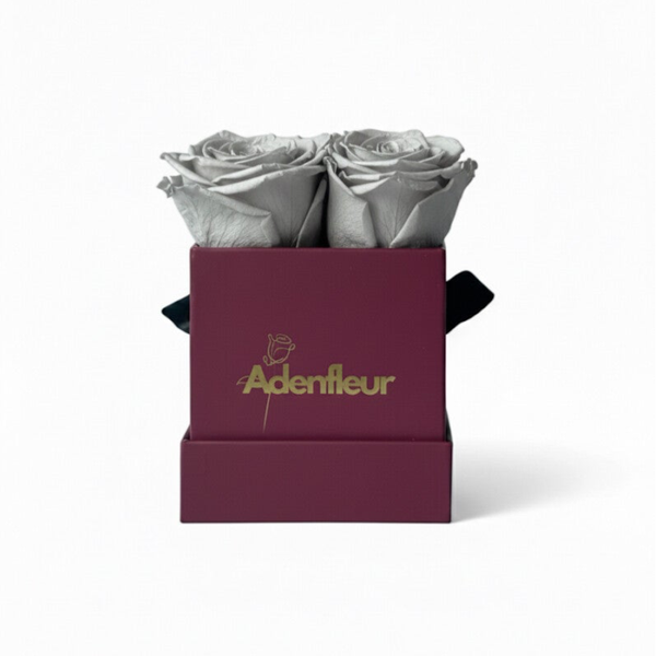 Fleur Box Eckig Weinrot – Echte Infinity-Rosen 🌹🌹🌹🌹