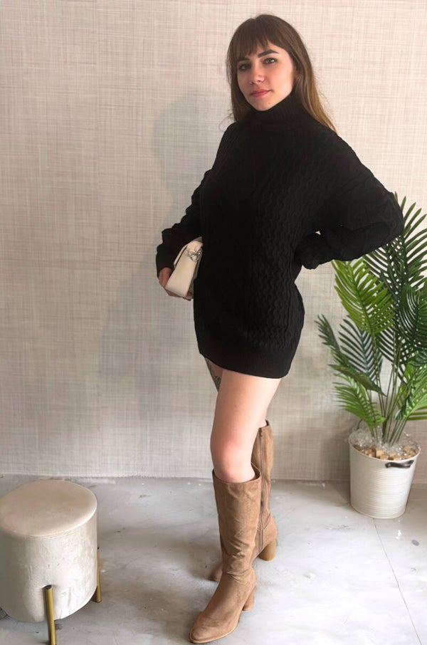 Maglione dolcevita oversize