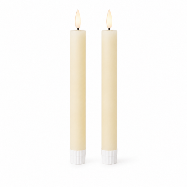 LED Dinerkaarsen Ivoor – Set van 2 – 12,5 cm Countryfield