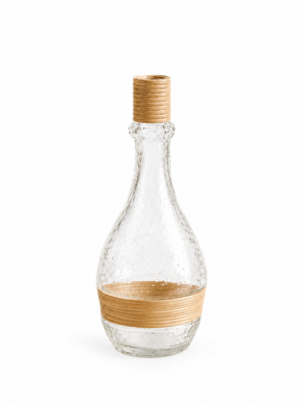 Decoratieve Glazen Fles - Landelijke Sfeermaker