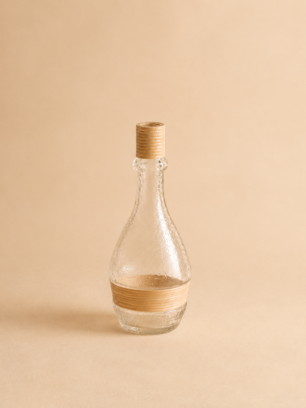 Decoratieve Glazen Fles - Landelijke Sfeermaker
