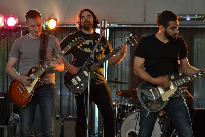 Kristof, Bram en Quirijn op SJCafe 2019