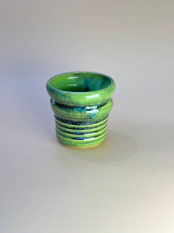 Koffiekopje gifgroen