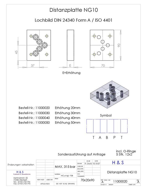 Erhöhung NG10