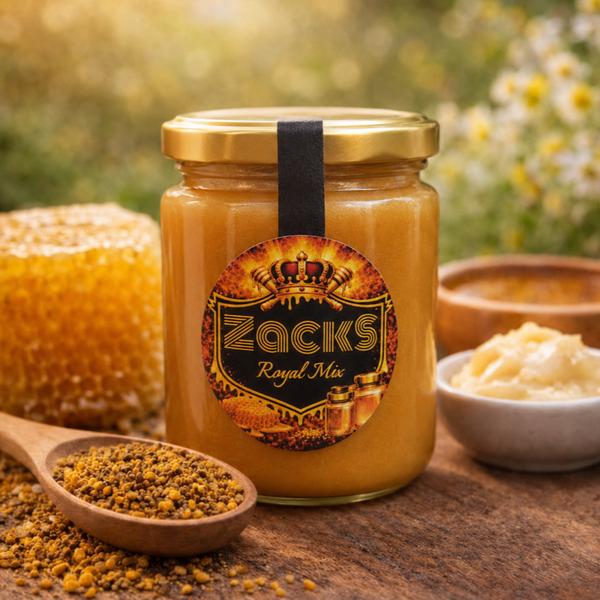 Cederhoning met Royal Jelly en stuifmeel