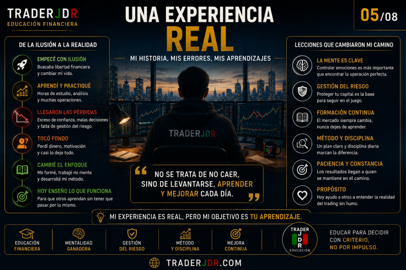 UNA EXPERIENCIA REAL TRADING TRADERJDR EDUCACION FINANCIERA PONENCIAS GRATUITAS
