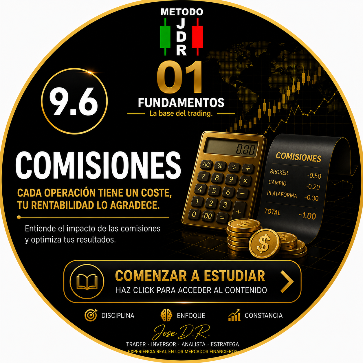9.6 COMISIONES TRADERJDR COIN MALAGA ANDALUCIA GRATIS