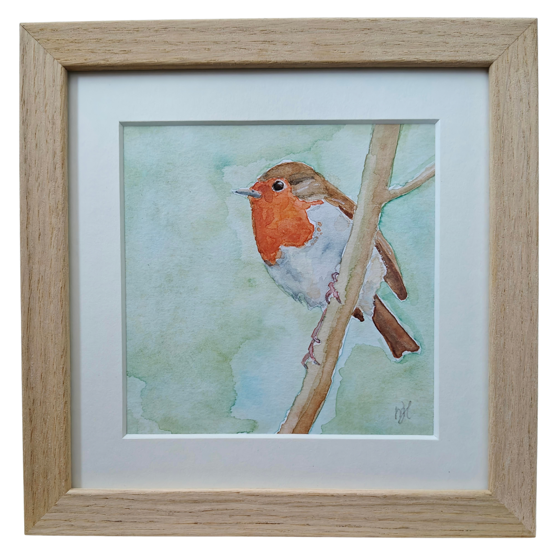 Aquarel Roodborstje
