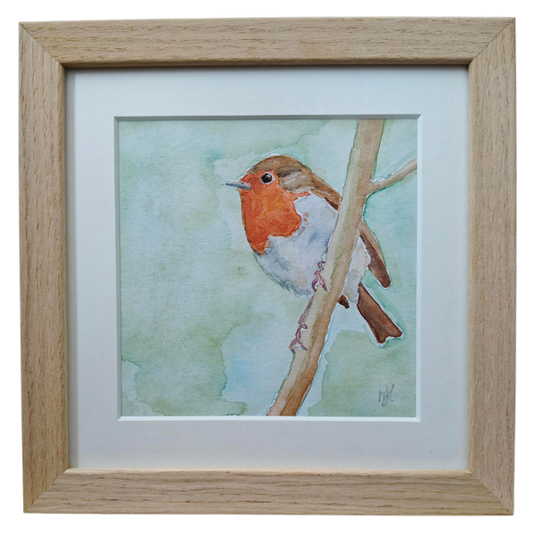 Aquarel Roodborstje