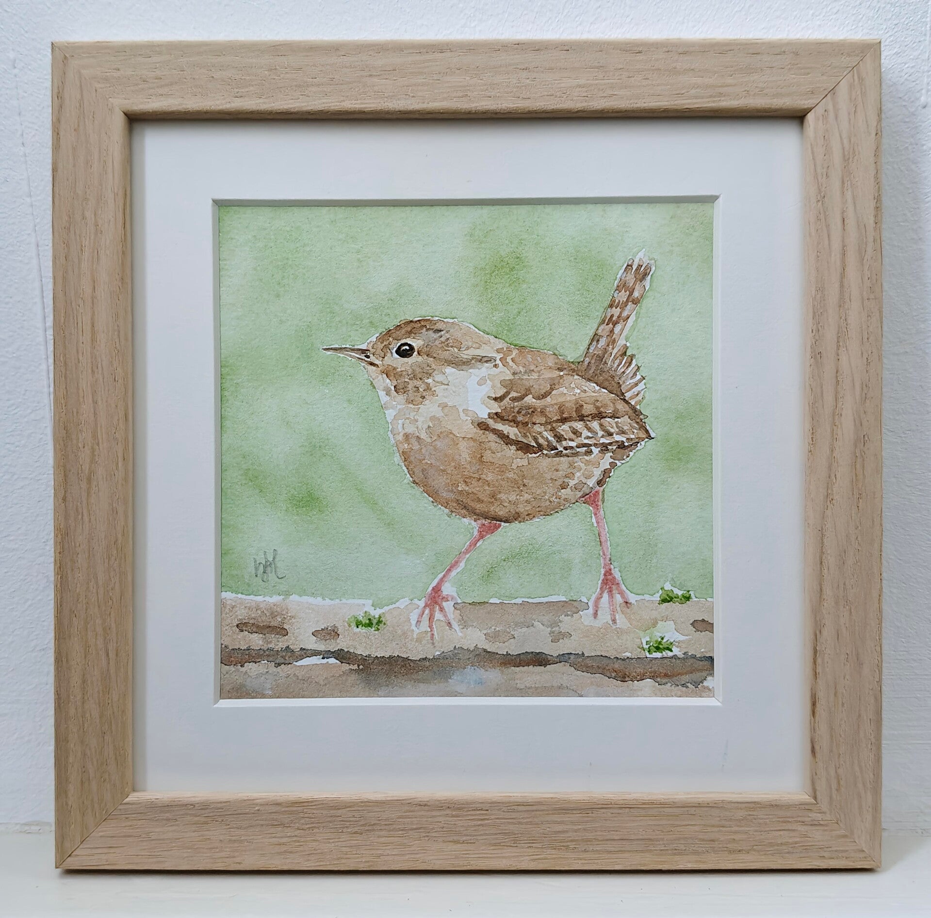Aquarel Winterkoninkje