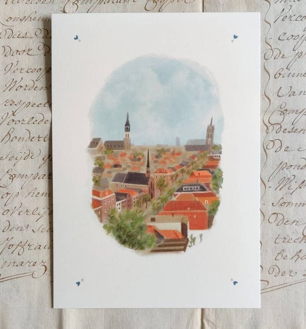 A5 print Overzicht Delft