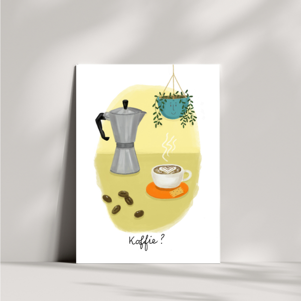 Wenskaart Koffie?