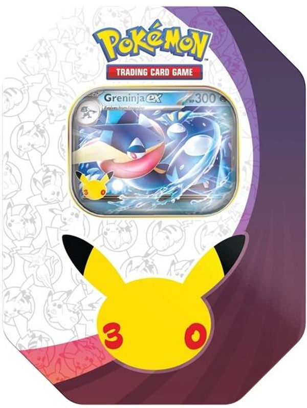 Pokemon 30th Celebration Greninja ex Tin